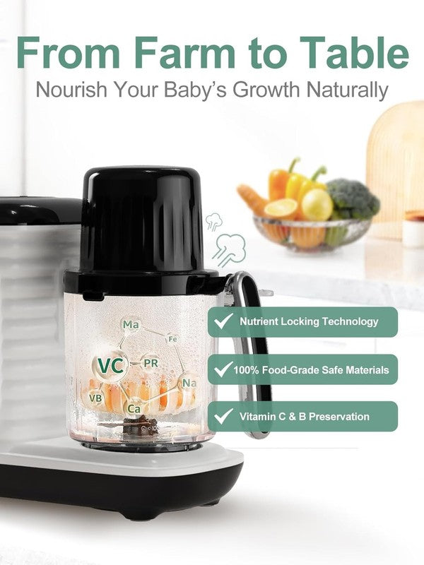 Baby Food Maker Multifunction Steamer Blender Chopper Auto Cooking Touch1