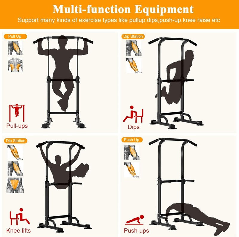 Power Tower Pull-Up & Dip Station Adjustable Multi-Function Home Gym2