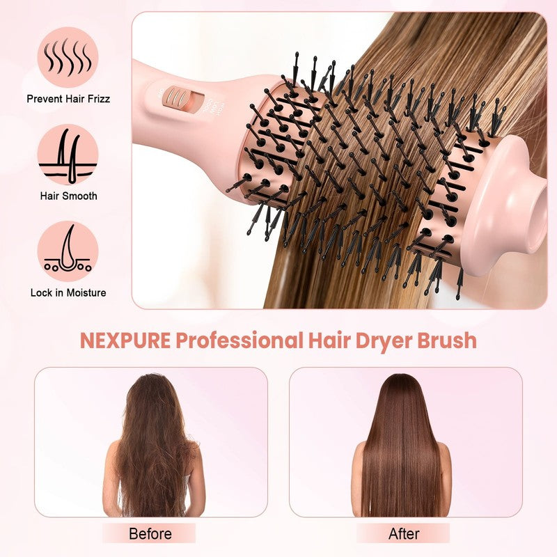 4 in 1 Hair Dryer Brush Ionic Ceramic Titanium Hot Air Volumizer Anti-Frizz2