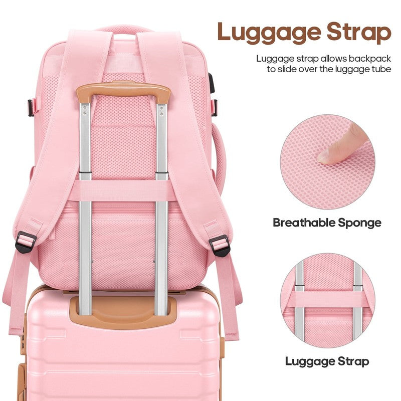 Carry on Luggage Set 3 Piece Hard Shell Luggage Sets with YKK Zipper Spinner Whe5