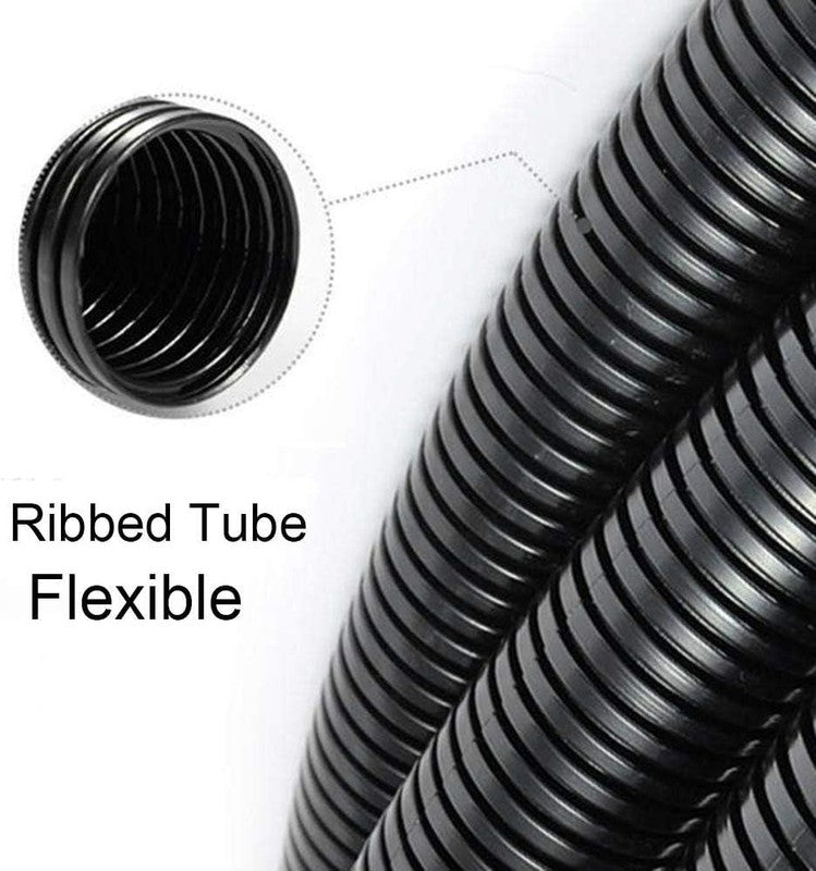 100 FT 1/4” Wire Loom Split Tubing Auto Wire Conduit Flexible Cover4