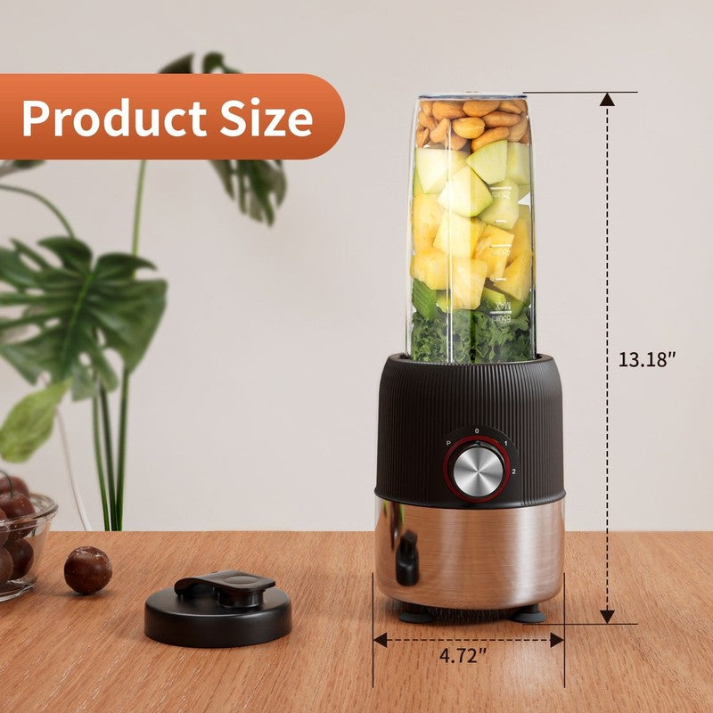 Personal Drink Mixer Blender, Portable Single Serve Blender For-Smoothies 18 Oz,2