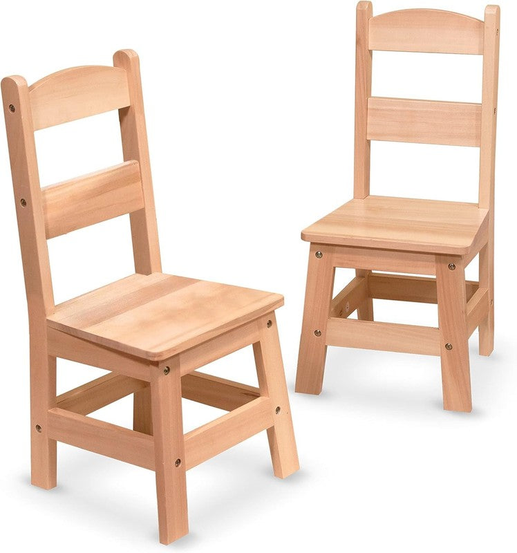 Wooden Chairs, Set of 2   Blonde Furniture for Playroom3
