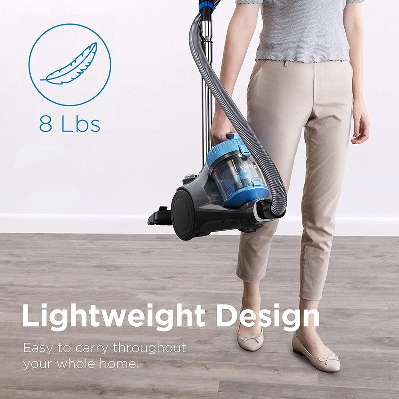 Whirlwind Canister Vacuum, Lightweight, Telescope Wand, Long Power Cord with Aut5