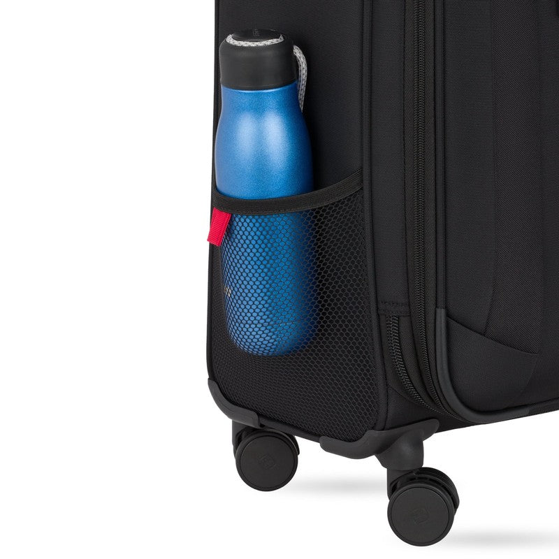Stride Expandable Carry-On Spinner Luggage with TSA Lock, 8 Wheels, Black9