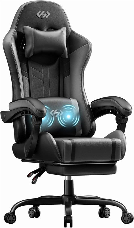 Gaming Chair with Pocket Spring Cushion, Gamer Chair with Lumbar Massage, Gaming8