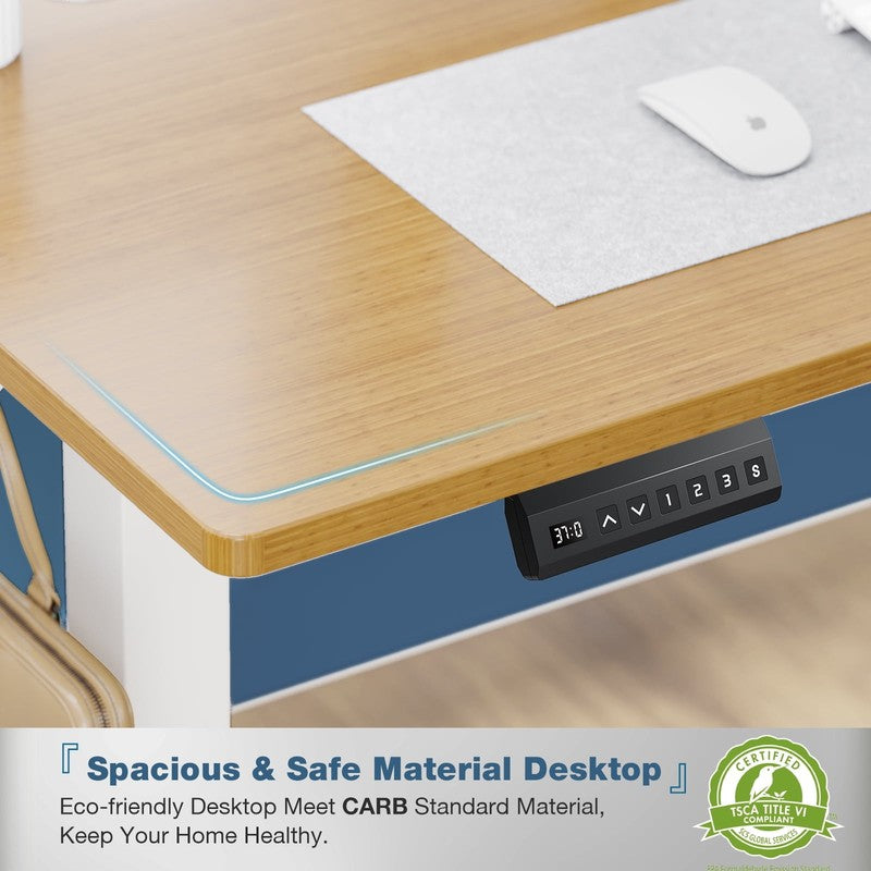 Ergonomic Electric Standing Desk, 48x24" Adjustable Height for Home Office5