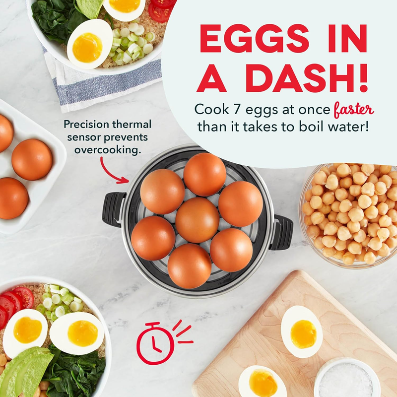 Rapid Egg Cooker   Boiler, Poacher & Steamer   Includes Measuring & Recipe Guide1