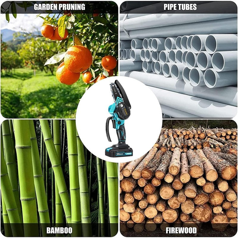 Portable Mini Chainsaw - Cordless Handheld Pruning Shears for Garden & Home8