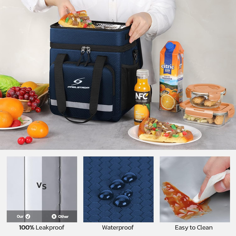 Insulated Lunch Bag Men Women Leakproof Cooler Lunch  Bag Portable Lunch Cooler1