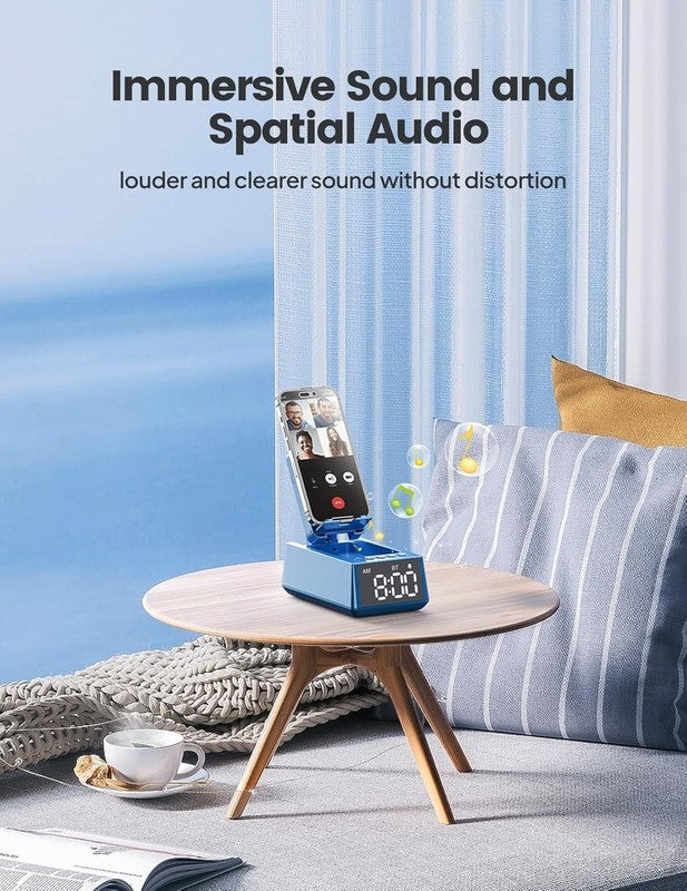 Bluetooth Speaker & Cell Phone Stand, HD Sound, Anti Slip Base, Unique Gift5