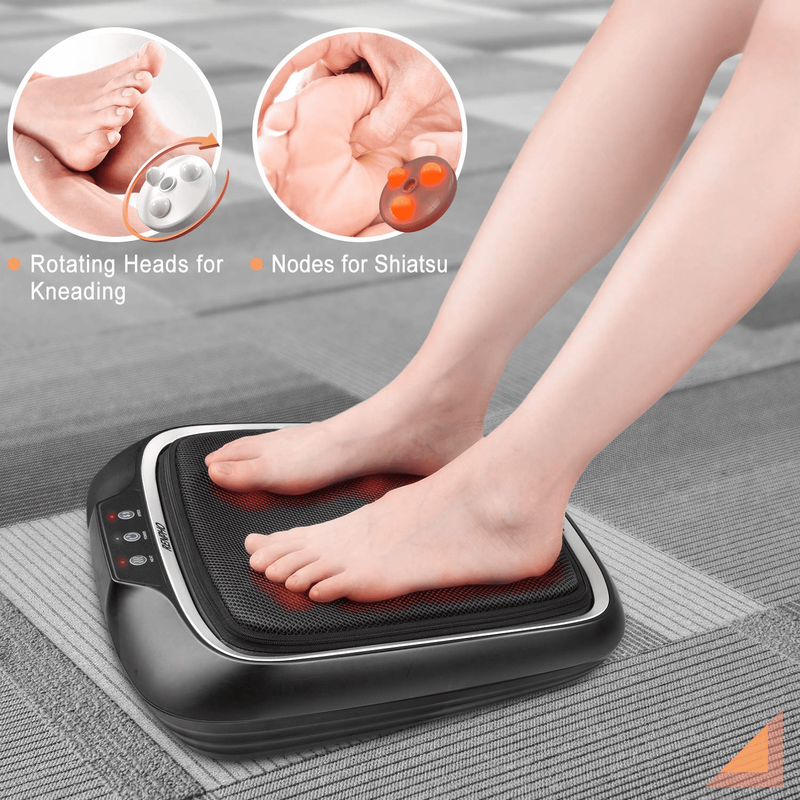 Foot Massager with Heat,Shiatsu Foot Massager for Circulation, Back Massager, Fo1