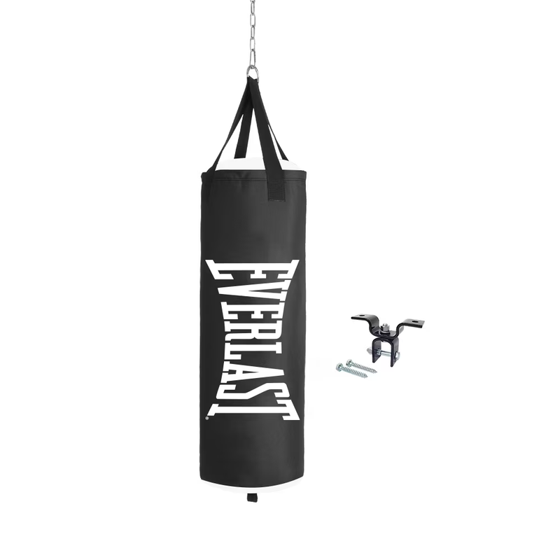70 Lb Poly Canvas Heavy Bag Kit with Hanger for Boxing & MMA9