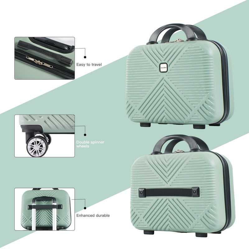 Luggage Sets 2 Piece Suitcase Set (14/20/)Hardside Suitcase with Spinner Wheels 5