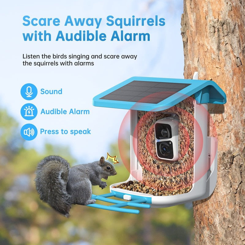 Smart Bird Feeder with Camera-2L Solar Bird House with Camera-Ai Recognition Bir7
