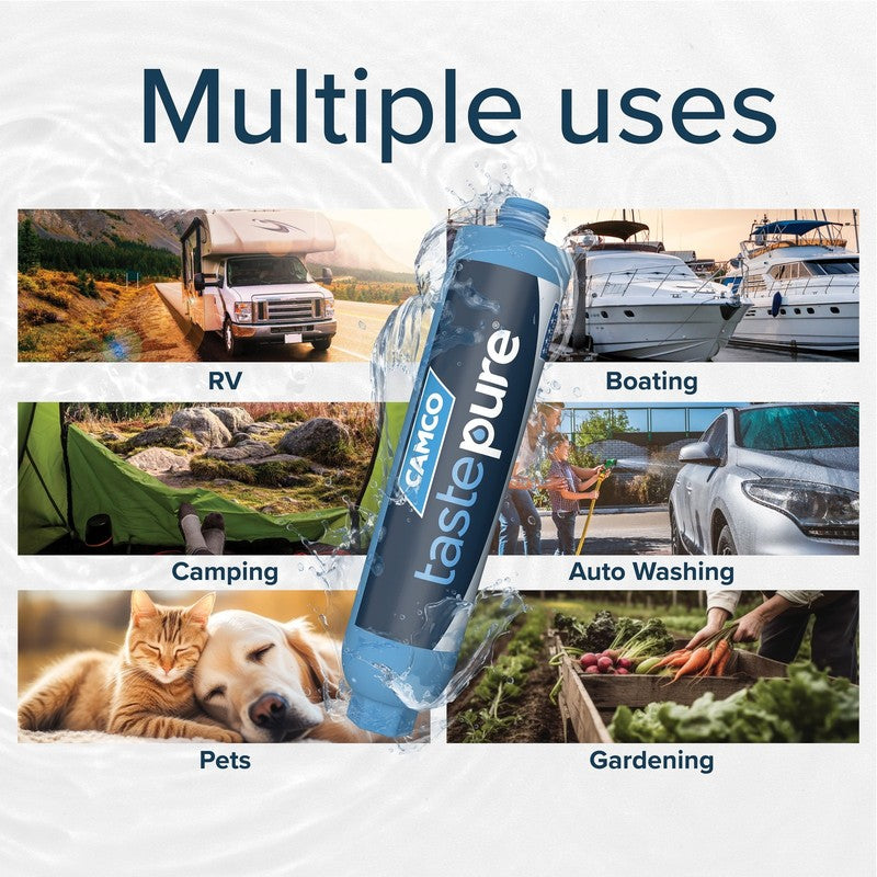 Tastepure RV Water Filter, 6-Step Water Filtration - 2-Pack, Blue (40045)6