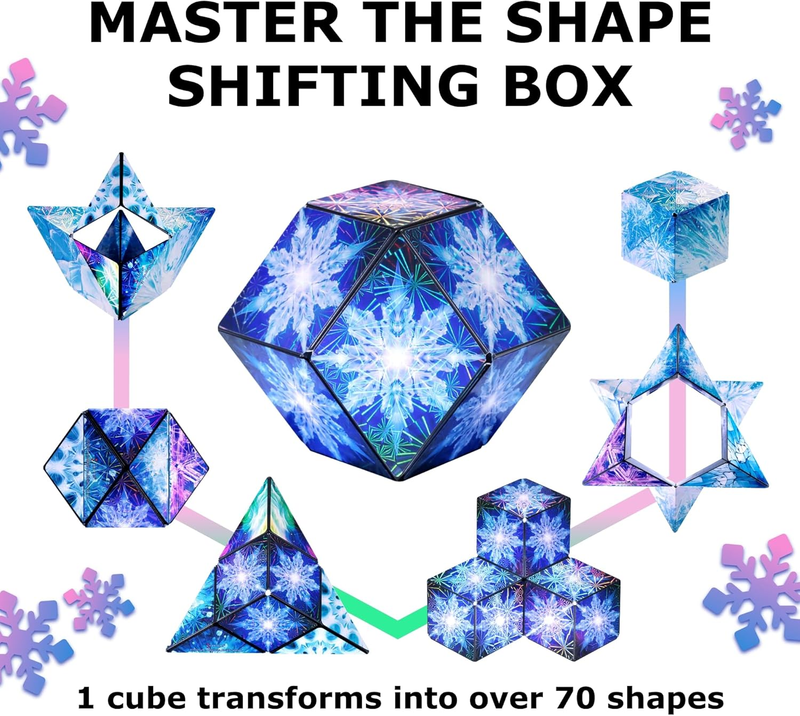 Sensory Fidget Cube Stress Relief Shape Shifting 100+ Shapes Toy4