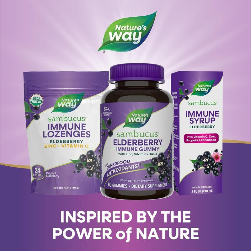 Elderberry Immune Support Gummies for Kids & Adults - 60 Count6
