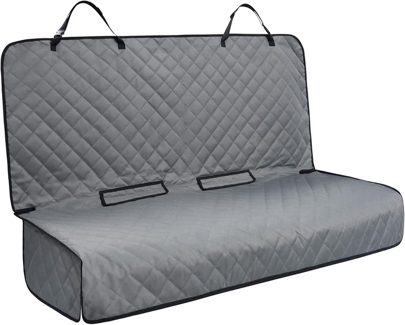 Waterproof Bench Car Seat Cover for Dogs, Nonslip, Grey, Universal Fit10