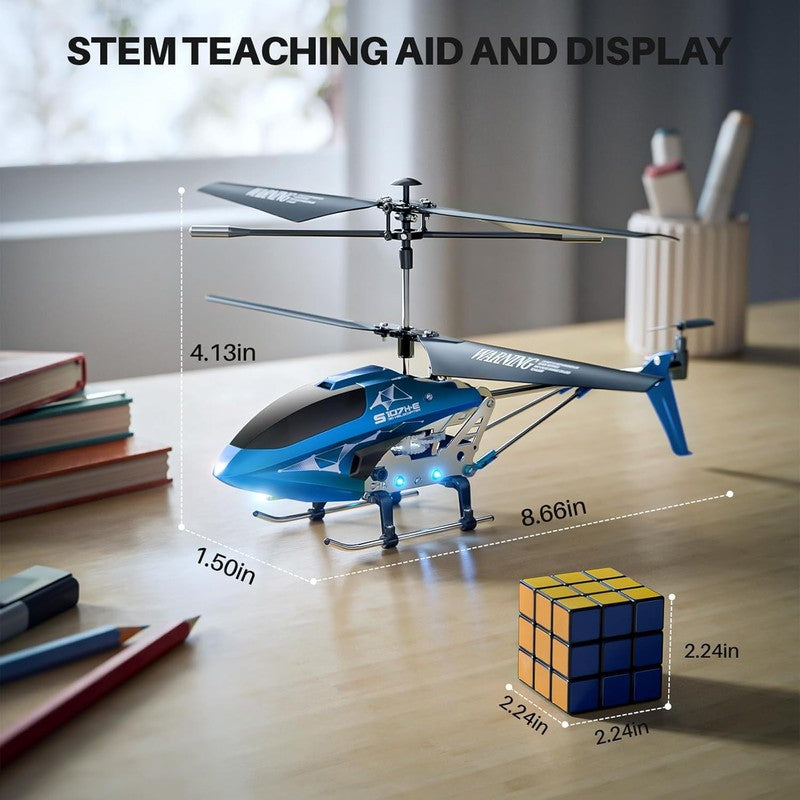 Remote Control Helicopter S107H E High/Low Speed Alloy Design Gift for Kids8