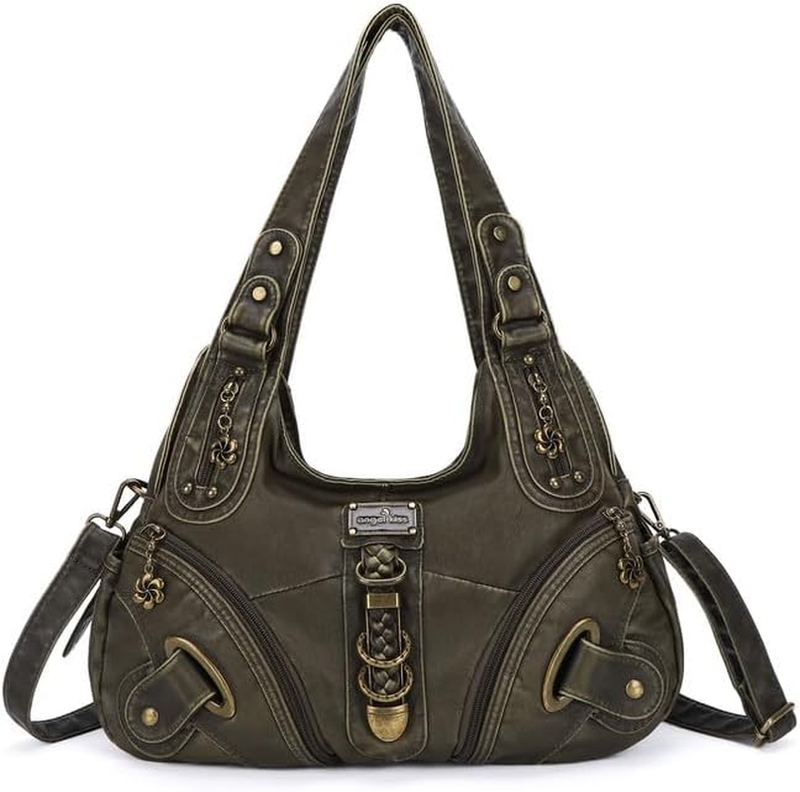 Angelkiss Women’s Large Hobo Satchel Shoulder Handbag Purse7