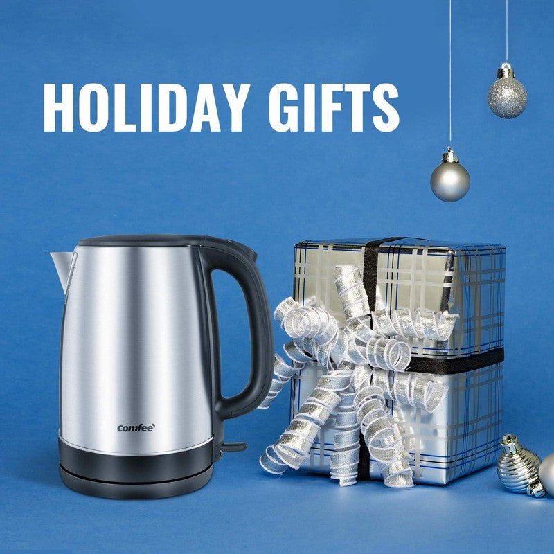 1.7L Stainless Steel Electric Kettle with LED Light & Auto Shut Off, 1500W9