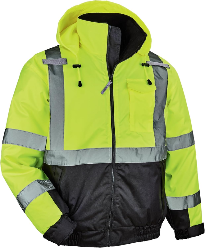 Hi Vis Bomber Safety Jacket7