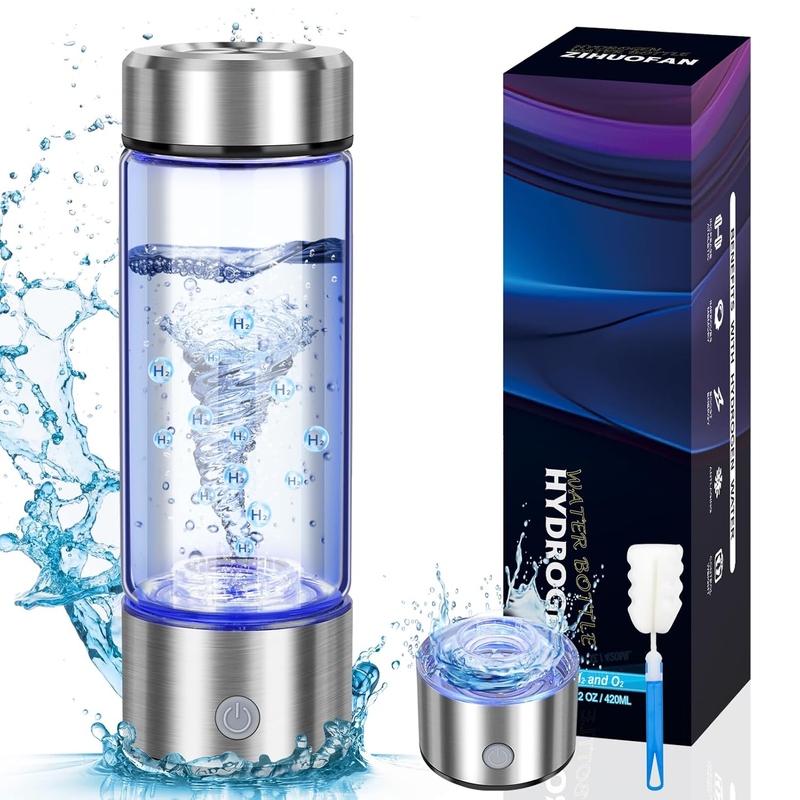 Portable 2025 Hydrogen Water Generator Bottle with SPE PEM Technology, 420ml9