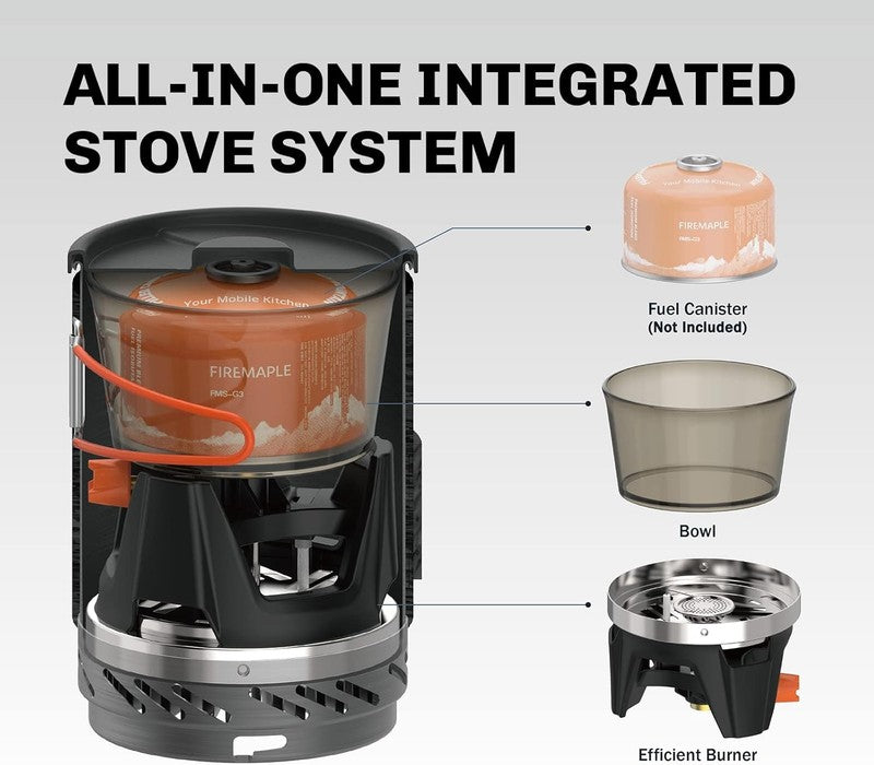 "Fixed Star 1" Backpacking and Camping Stove System | Outdoor Propane Cooking Ge1