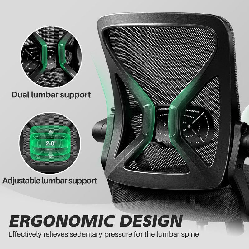 Office Chair, 300LBS Ergonomic Desk Chair with Adjustable Lumbar Support, Mesh C3