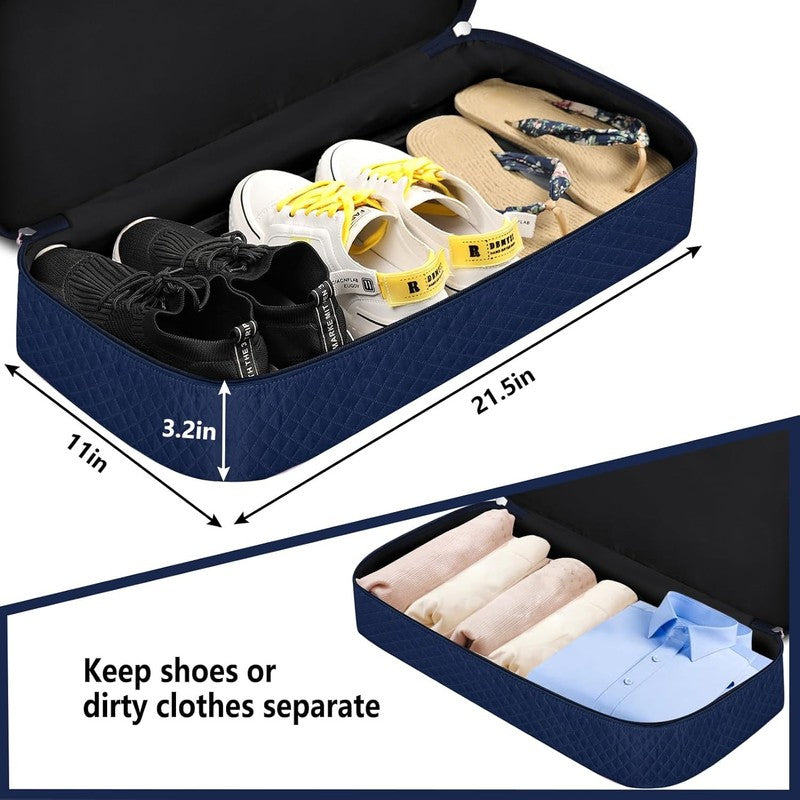 Women Weekender Travel Duffel Bag Carry On w/ Shoe Compartment Large Nylon Tote2