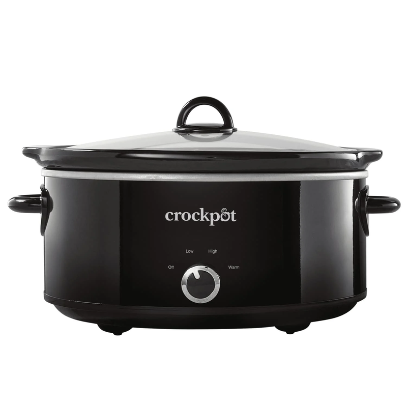 Manual 7 Quart Slow Cooker, Black0