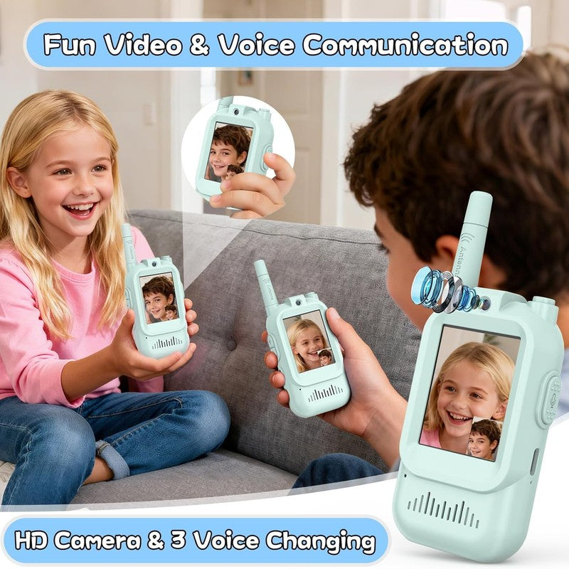 Kids Walkie Talkies 2 Pack Rechargeable Long Range Toy Radios Boys & Girls 3 51