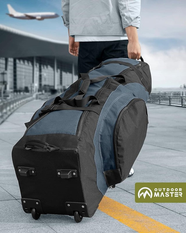 Padded Golf Travel Bag w Wheels 900D Heavy Duty Oxford Soft Sided Waterproof6