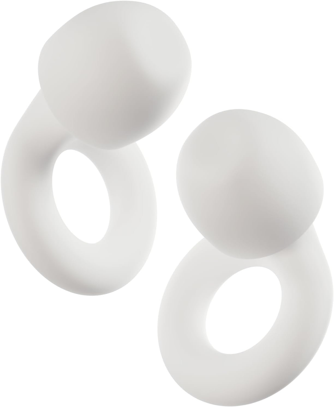 Quiet 2 Reusable Earplugs – Noise Reduction 24dB for Sleep & Focus White0