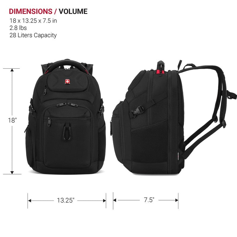 Stride Scansmart Laptop Backpack, 17" Padded Compartment, Travel & Everyday Use,6