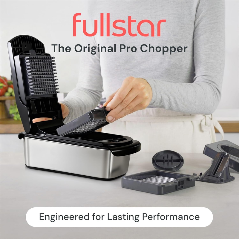 4-in-1 Vegetable Chopper Spiralizer Food Chopper Container Stainless Steel1