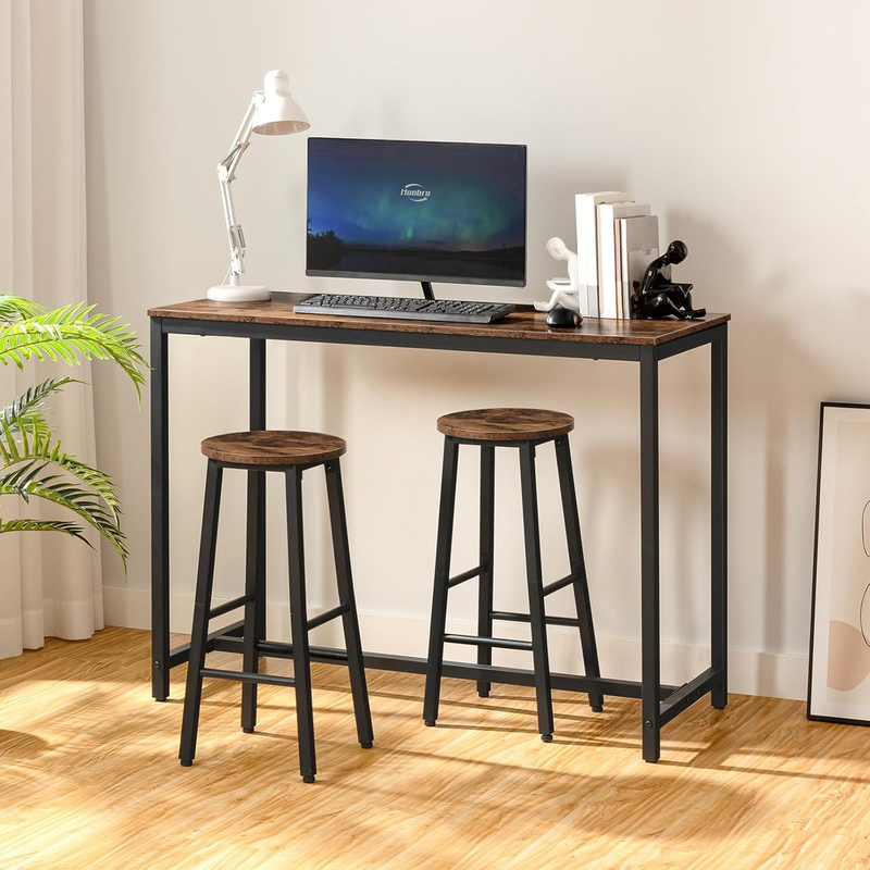 Bar Stools, Barstools Set of 2,Counter Height Barstools, 24.8" Bar Stools for Ki7
