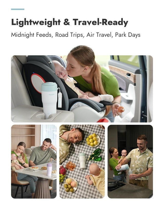 Portable Baby Bottle Warmer 85W Fast Heat Sterilizer Travel Car8
