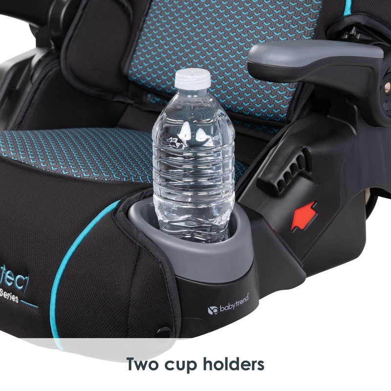 Aqua Tech 2-in-1 Folding Booster Car Seat for Kids 40-100lbs, Blue1