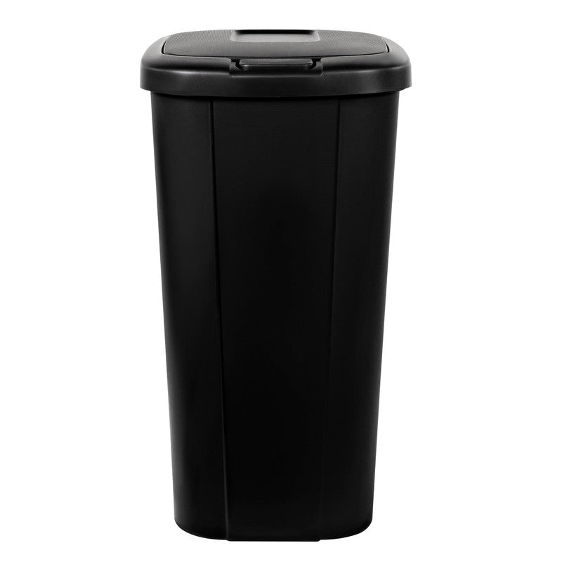Kitchen Trash Can, 13.3 Gallon Plastic Touch Top Garbage Bin with Push Button Li7