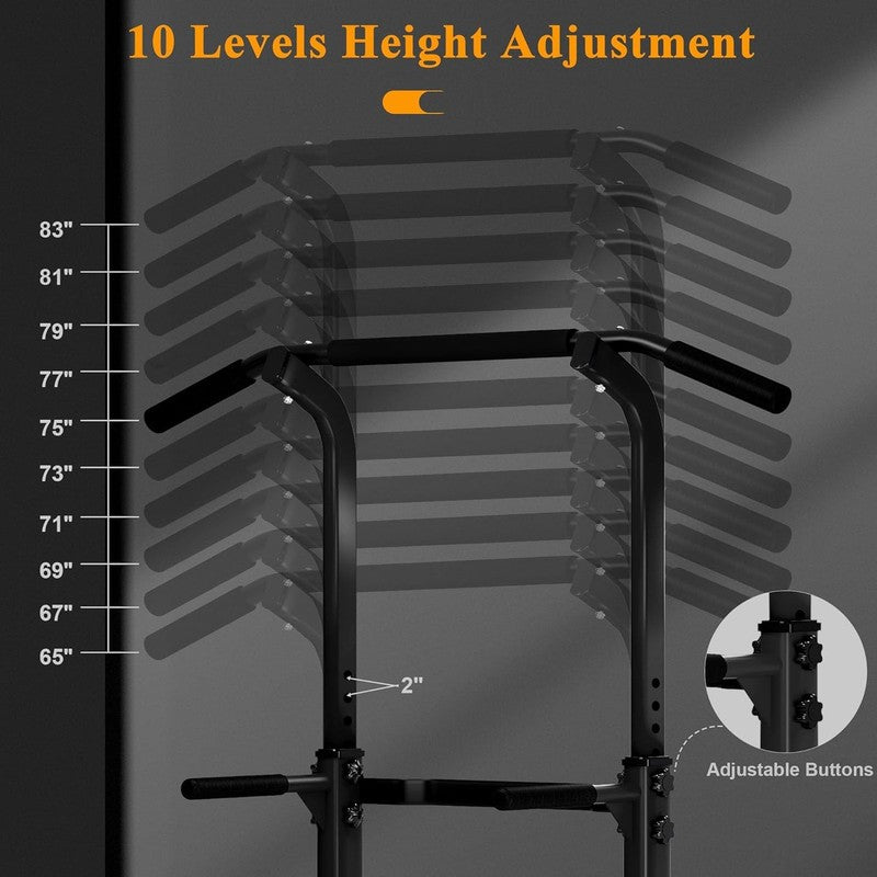 Power Tower Pull-Up & Dip Station Adjustable Multi-Function Home Gym1