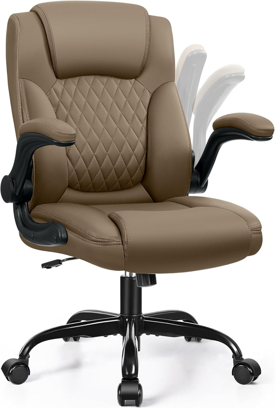 PU Leather Office Chair Ergonomic Swivel Desk Gaming Chair Wheels8