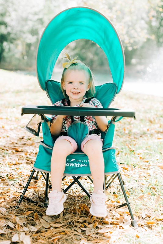 Go with Me Jubilee Deluxe Portable Infant Chair, Removable Canopy, Teal6