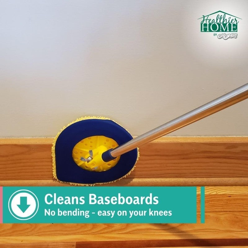 CHOMP Extendable Wall Cleaner & Mop - 5-Minute Ceiling & Baseboard Duster3
