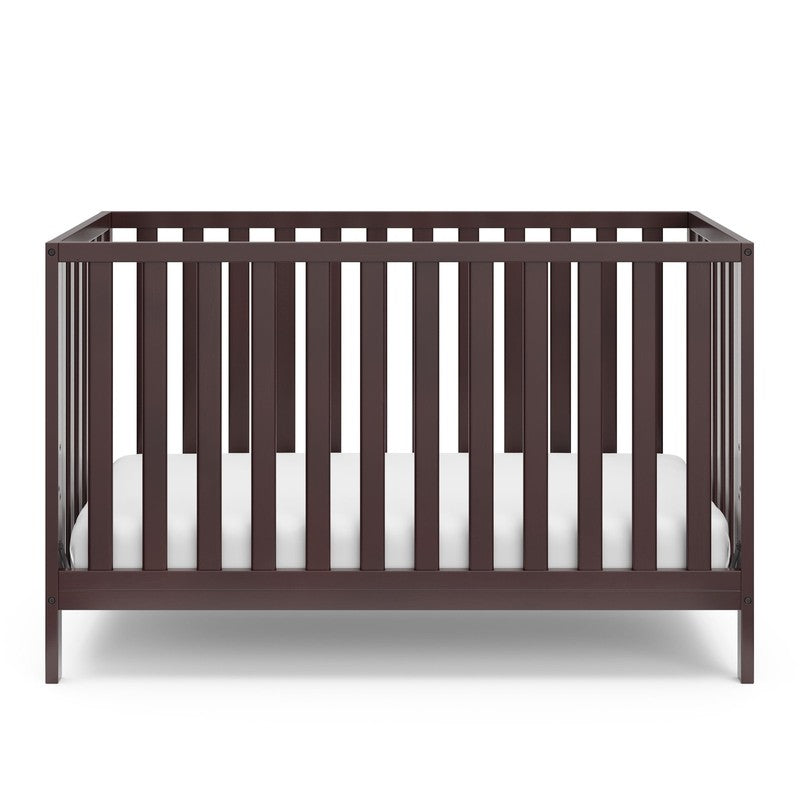 Sunset 4 In 1 Convertible Baby Crib, Espresso1