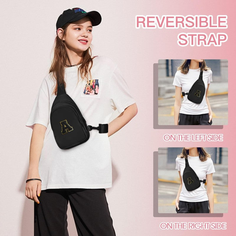 Sling Bag Crossbody Bag Fanny Pack for Women Cute Chest Bag Cross Body Bag Valen1