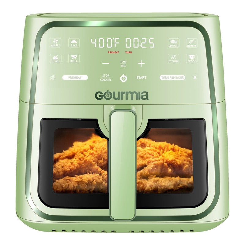 8Qt Digital Air Fryer | Fryforce 360° Tech, 8 Presets, Easy View Window, Green5