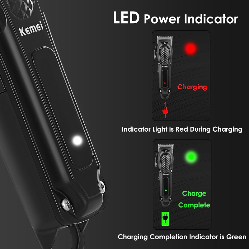Hair Clippers for Men, Professional Barber Clipper for Hair Cutting Cordless & C5