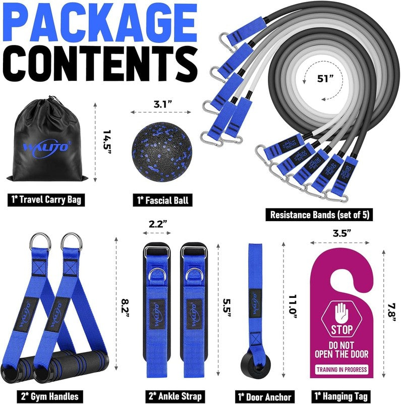Ultimate Resistance Bands Set for Home Workouts, Strength Training & Therapy5
